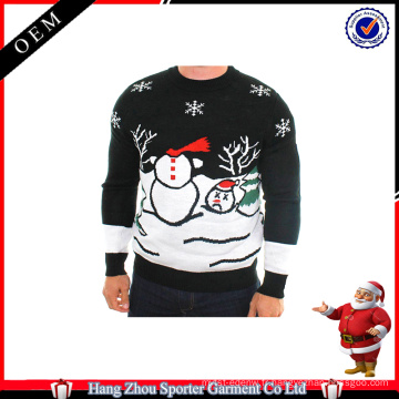 16FZCS66 bonhomme de neige vacances vêtements noël pull pull de noël moche